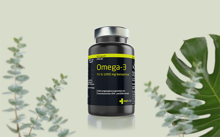 Packung Metvital proline omega-3